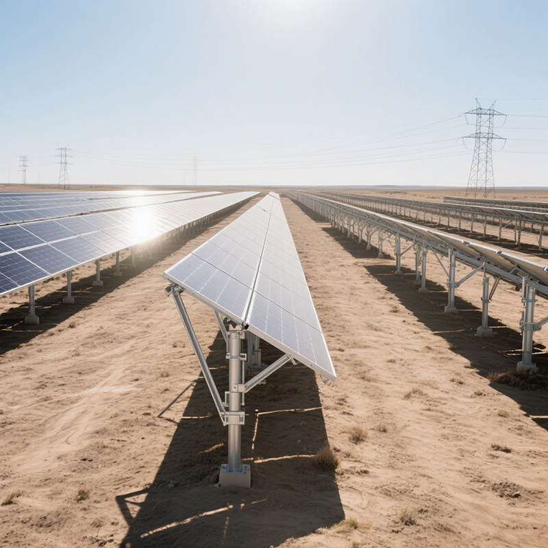 Giá đỡ năng lượng mặt trời trên mặt đất chịu thời tiết - Chống gió & ăn mòn, Chịu tải tuyết