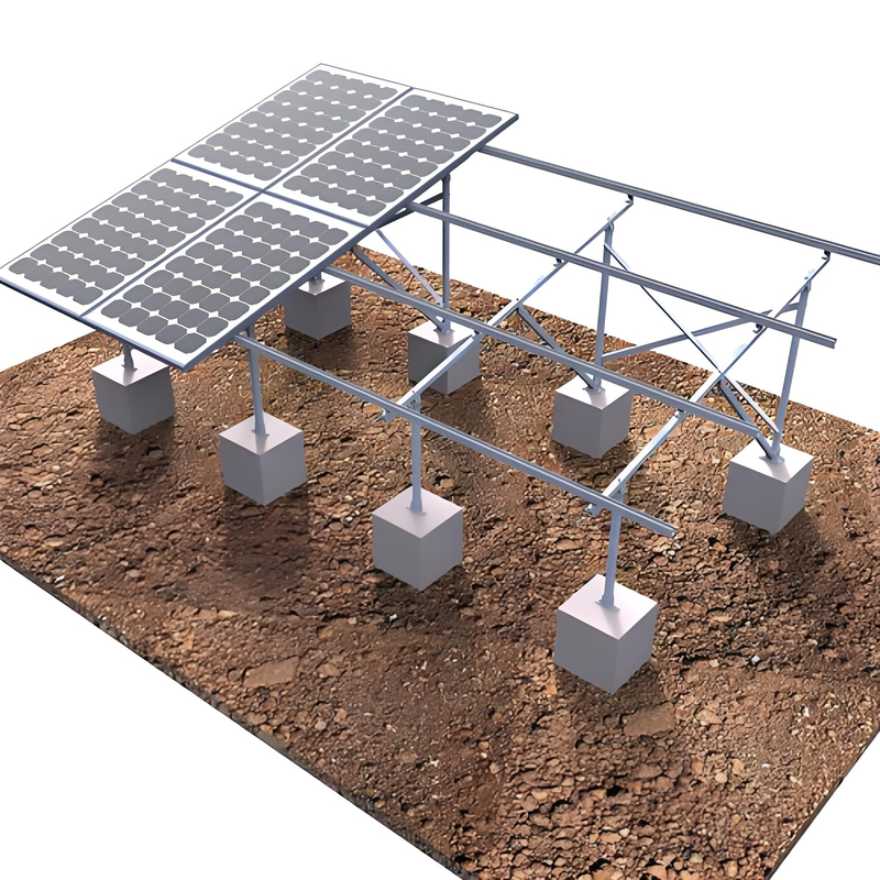 Multi-Scene Engineering Solar Panel Mounting Brackets – Roof/Ground Use, Fits All Standard PV Panels