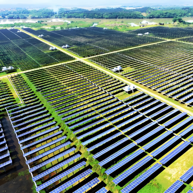 Khung giá đỡ PV chịu gió mạnh chuyên dụng mặt đất, chịu tải nặng & chống ăn mòn