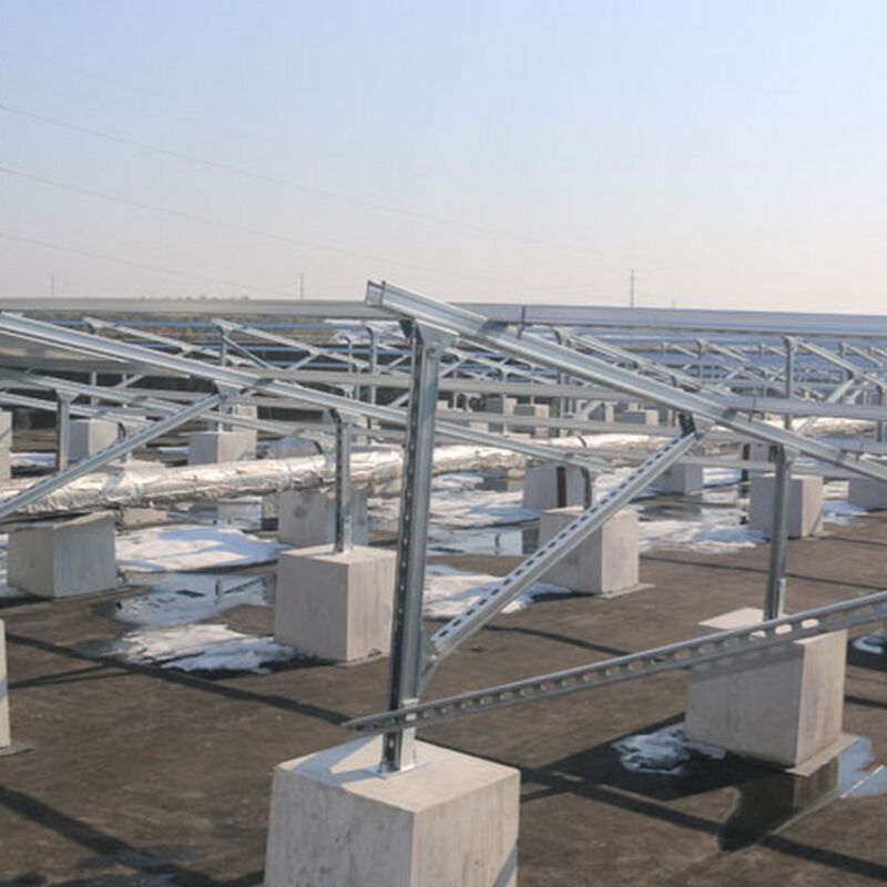 Ống đệm gắn tấm pin mặt trời được thiết kế với các giá đỡ được lắp ráp sẵn và các vạch thép bền cao để hỗ trợ và dễ cài đặt